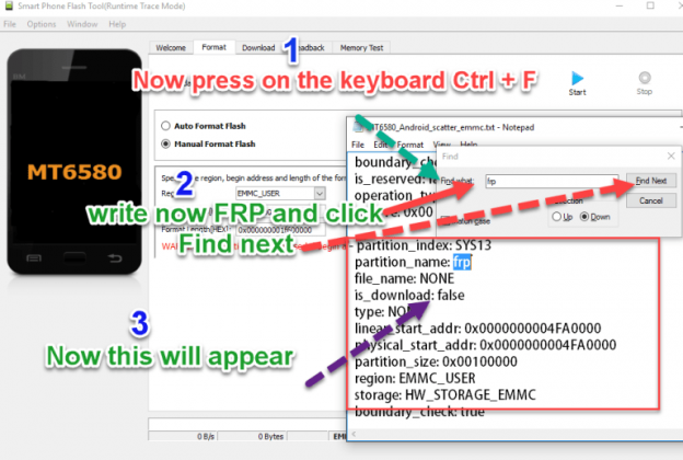 Press CTRL + F on your keyboard And type FRP