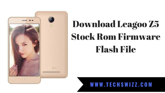 Download Leagoo Z5 Stock Rom Firmware Flash File