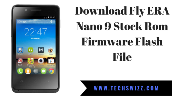 Download Fly ERA Nano 9 Stock Rom Firmware Flash File