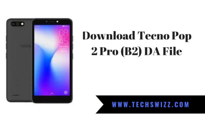 Download Tecno Pop 2 Pro (B2) DA File