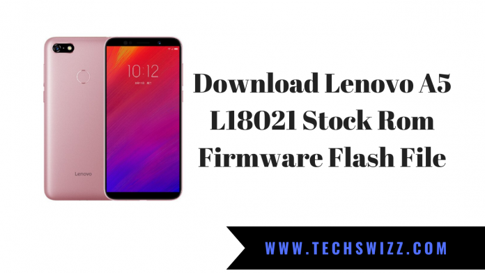Download Lenovo A5 L18021 Stock Rom Firmware Flash File