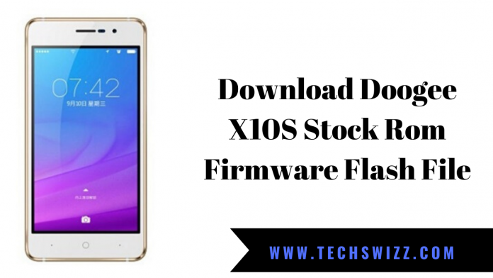 Download Doogee X10S Stock Rom Firmware Flash File