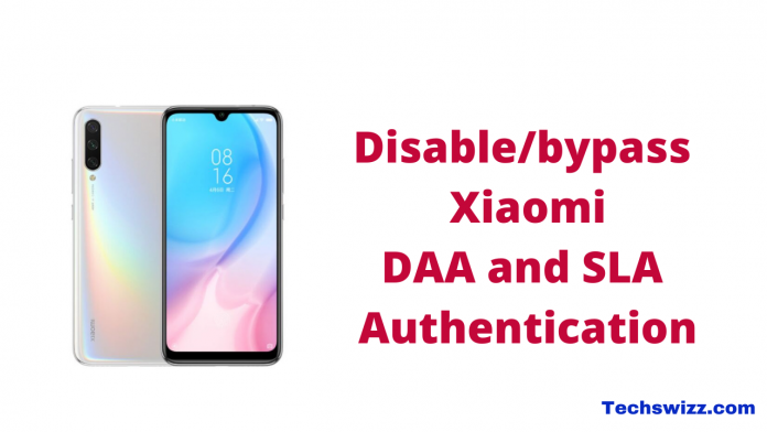 How to Disable_bypass Xiaomi DAA and SLA Authentication