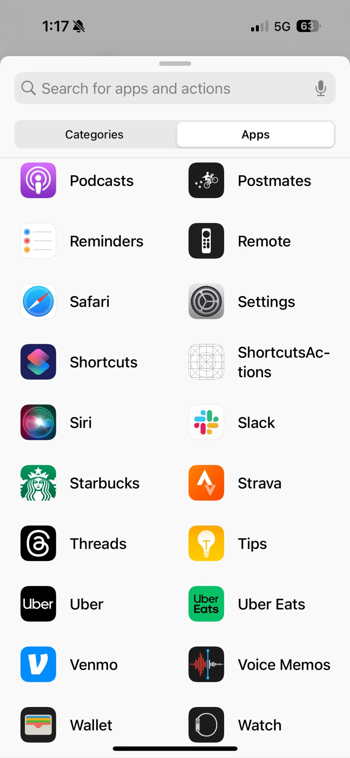 App section