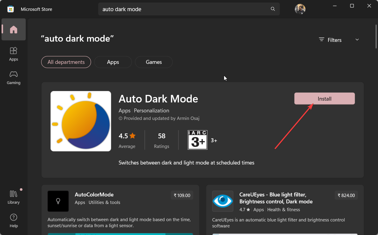 Auto Dark Mode