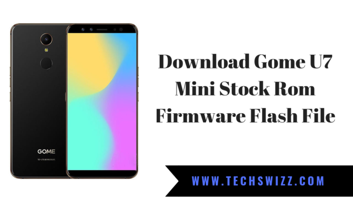 Download Gome U7 Mini Stock Rom Firmware Flash File