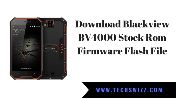 Download Blackview BV4000 Stock Rom Firmware Flash File