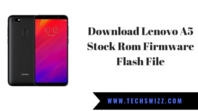 Download Lenovo A5 Stock Rom Firmware Flash File
