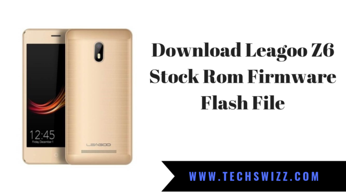 Download Leagoo Z6 Stock Rom Firmware Flash File