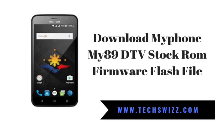 Download Myphone My89 DTV Stock Rom Firmware Flash File