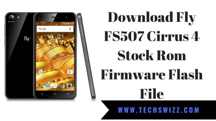 Download Fly FS507 Cirrus 4 Stock Rom Firmware Flash File
