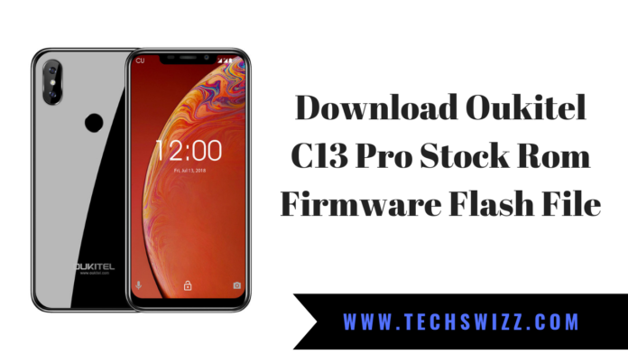 Download Oukitel C13 Pro Stock Rom Firmware Flash File