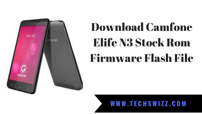 Download Camfone Elife N3 Stock Rom Firmware Flash File