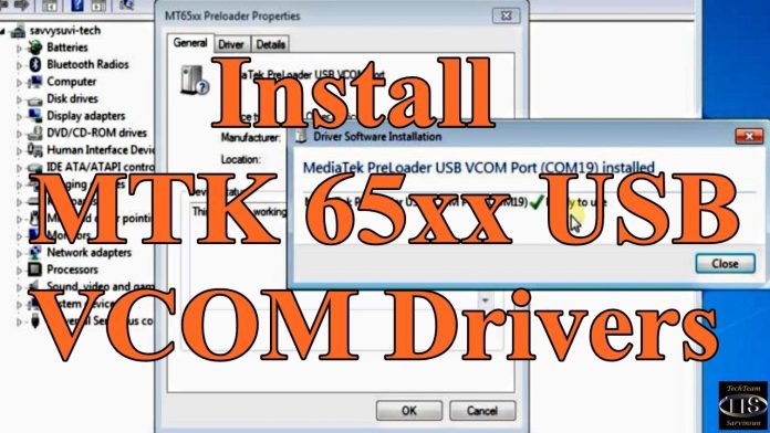 How to install Preloader USB VCom Drivers MTK65XX On Your Win 7