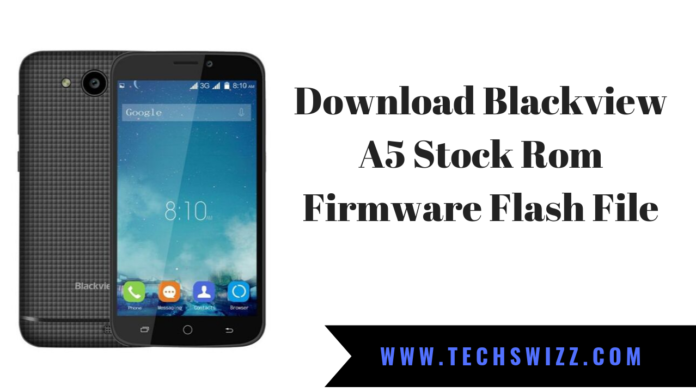 Download Blackview A5 Stock Rom Firmware Flash File