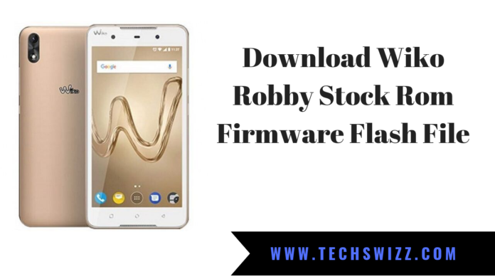 Download Wiko Robby Stock Rom Firmware Flash File