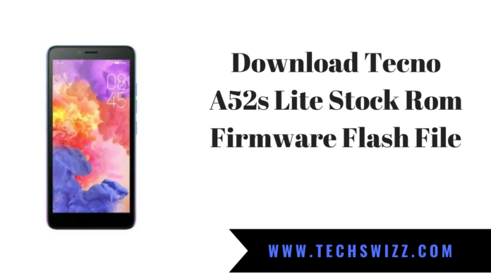 Download Tecno A52s Lite Stock Rom Firmware Flash File
