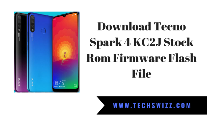 Download Tecno Spark 4 KC2J Stock Rom Firmware Flash File