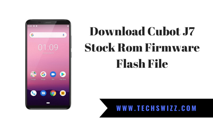 Download Cubot J7 Stock Rom Firmware Flash File