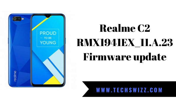 Realme C2 RMX1941EX_11.A.23 Firmware update
