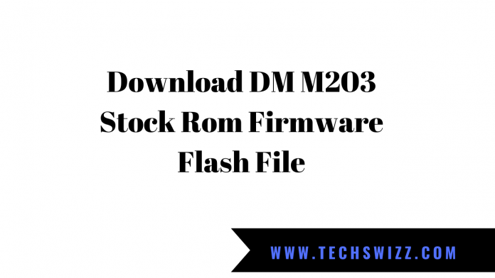 Download DM M203 Stock Rom Firmware Flash File